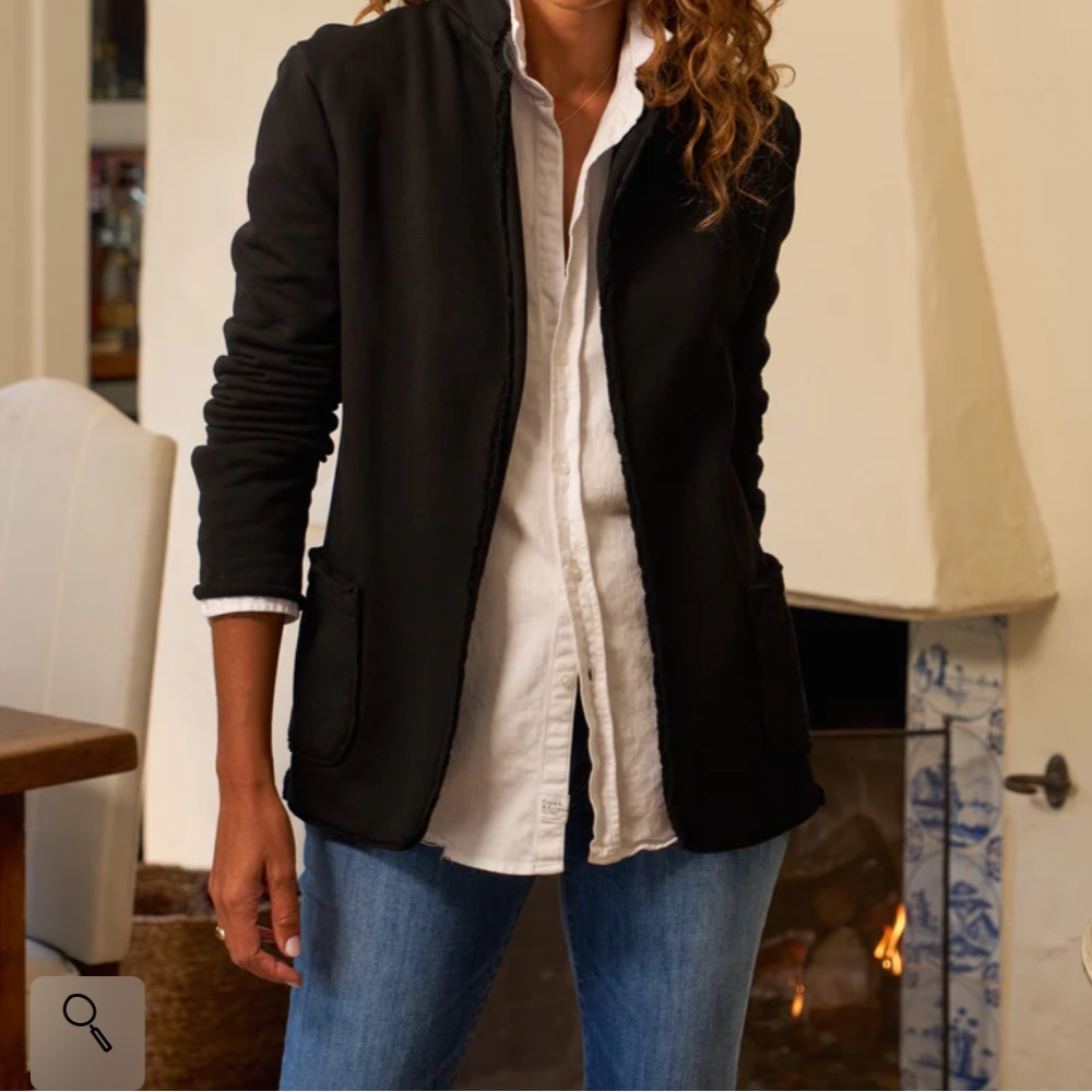 Frank & Eileen DUBLIN Sweatshirt Blazer Sz M NWOT